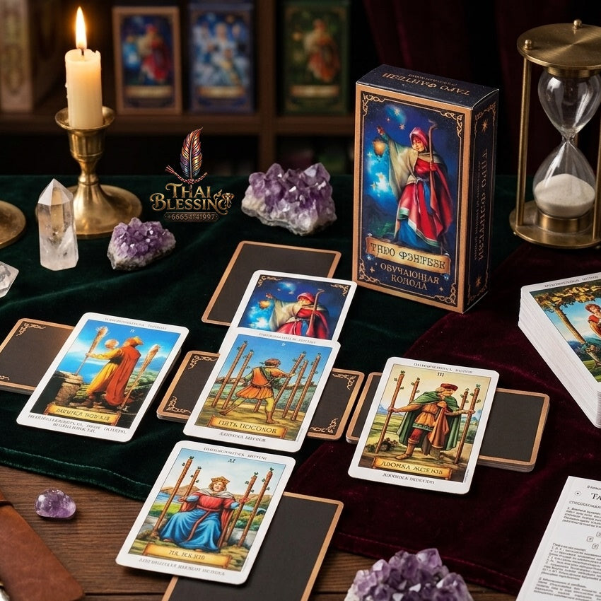 ✨ ТАРО ФэнТЕЗИ Russian Version Tarot Cards with Guide Book - Immersive Fantasy Art Divination and Fortune-Telling Card Game Set