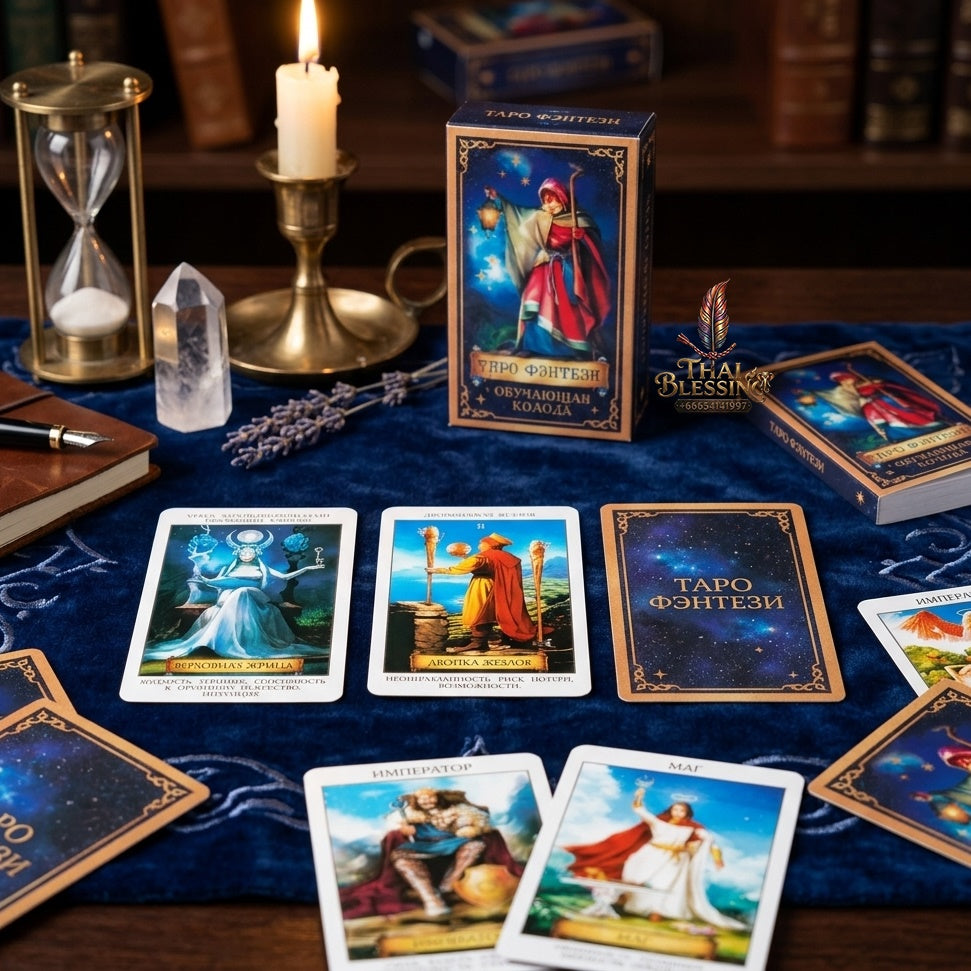 ✨ ТАРО ФэнТЕЗИ Russian Version Tarot Cards with Guide Book - Immersive Fantasy Art Divination and Fortune-Telling Card Game Set