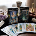 ✨ ТАРО СВЯЩЕННЫХ МЕСТ Russian Version Tarot Deck - 78 Cards Pocket-Sized Divination and Family Gathering Game Cards (10.3x6cm)