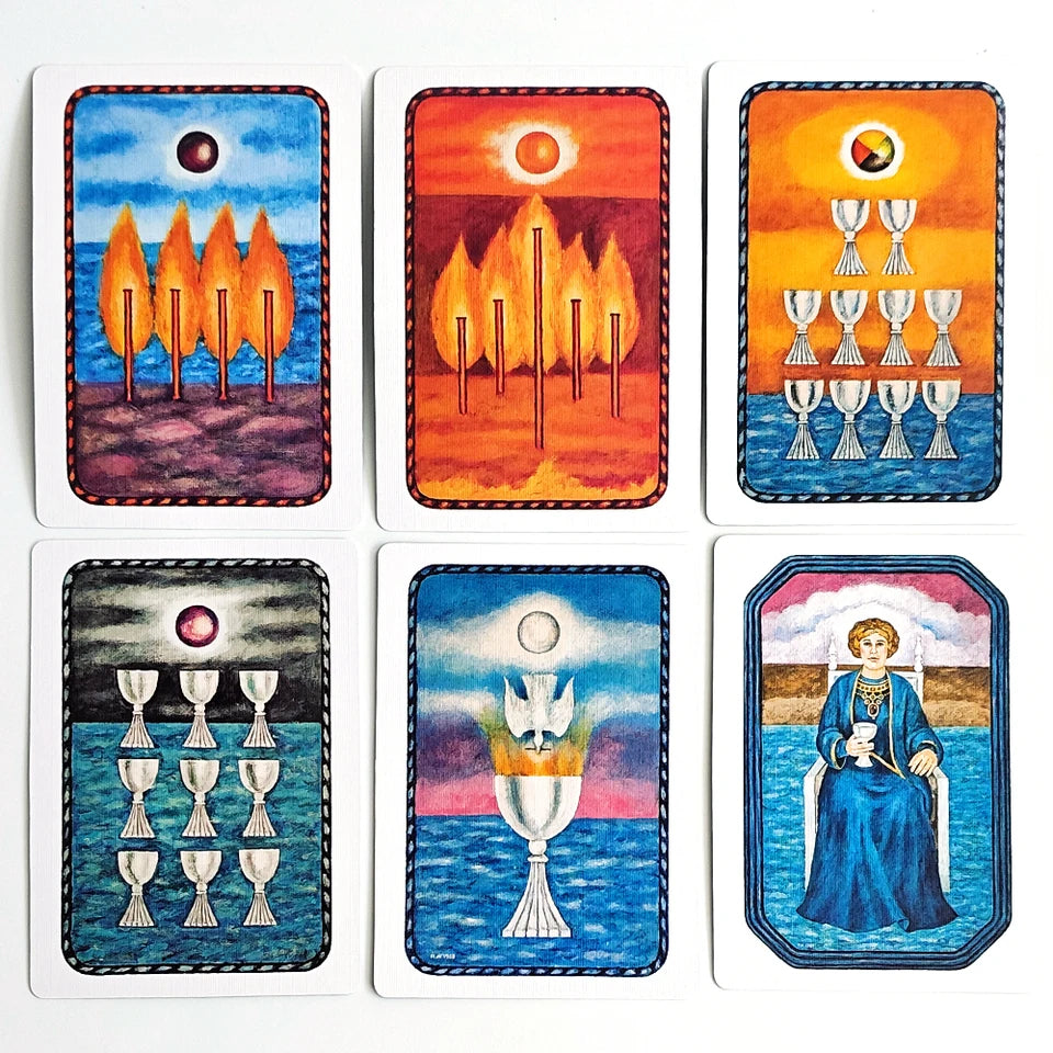 ✨ The Jungian Tarot Deck in Rigid Box - 78 Double-Embossed Cards by Dr. Robert Wang for Active Imagination, Jung Archetypes, and Psychological Insight