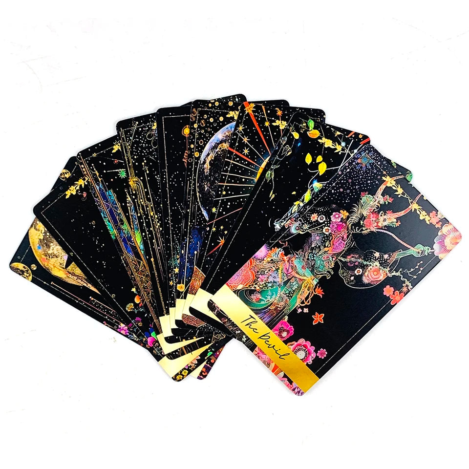 ✨ Predictive Divination Tarot Deck 78-Piece Oracle Cards Set - Board Game, Family Party Game, and Holiday Entertainment Essentials