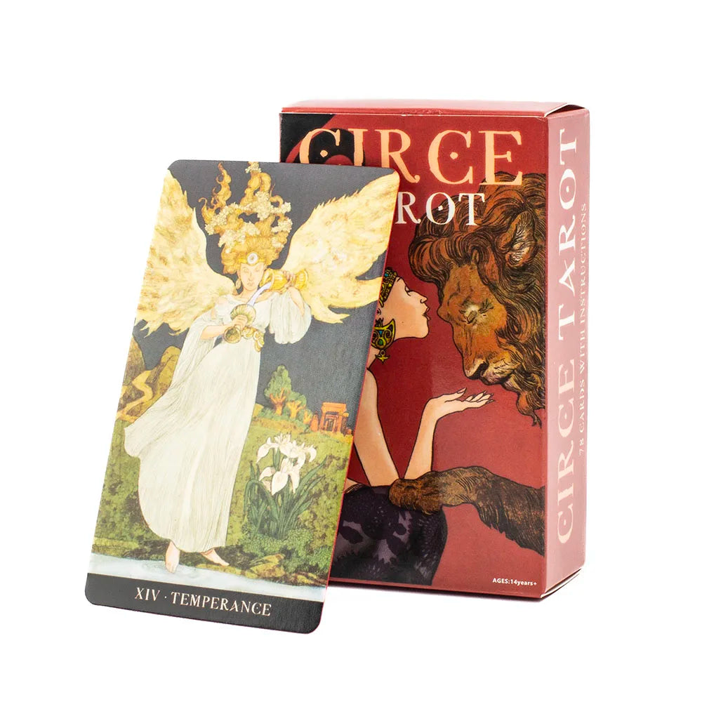 The Classic Tarot Deck - 78-Card Rider-Waite Foundation Set with Guidebook, Easy for Beginners & Collectors, Traditional Fortune Telling & Tabletop Divination Art Collectible