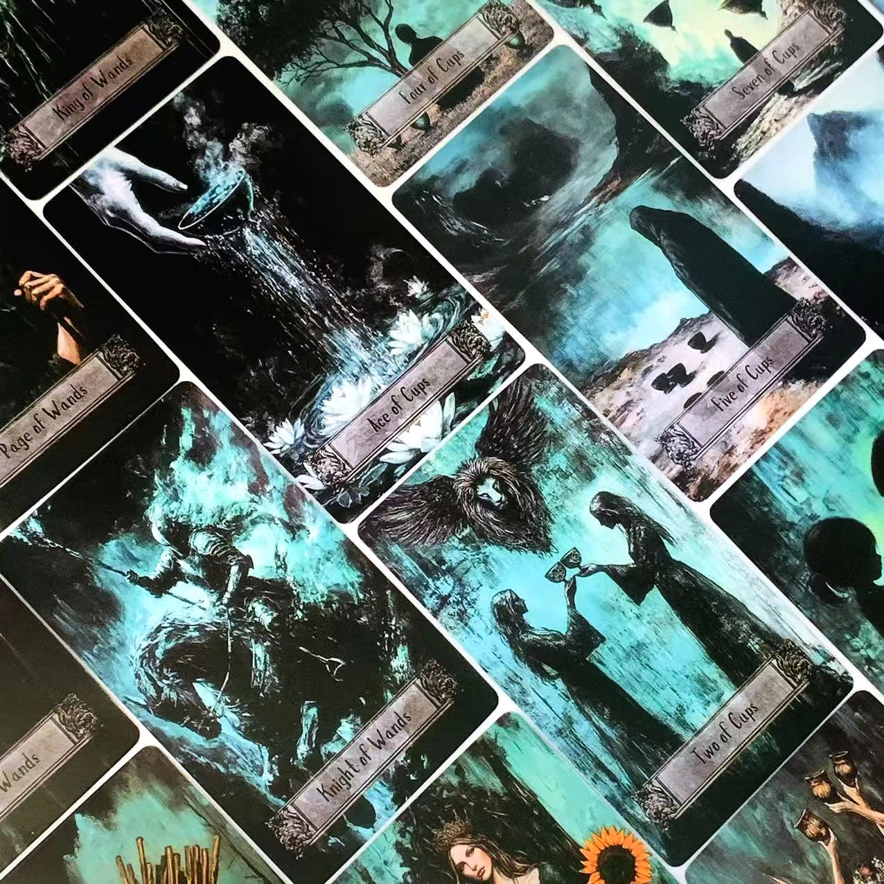 ✨ Mystical Art Tarot Cards 78-Piece Set - Professional Divination and Intuitive Reading Deck for Spiritual Guidance, Esoteric Practice, and Collectors