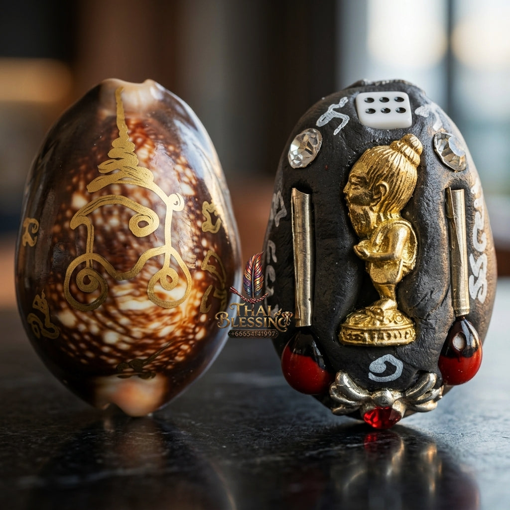 Sacred Bia Kae Chuchok Maha Setthi Gold-Plated Bronze Amulet by Phra Ajarn Amnat Maha Viro 2025 for Ultimate Protection and Wealth Magnetism