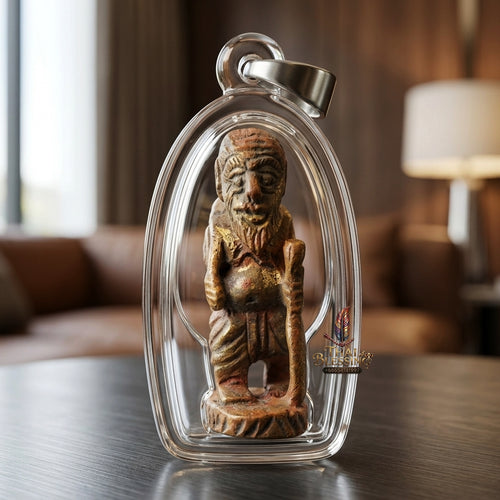 Sacred Chuchok Satta Lohat Amulet "Ayu Yuen Edition" by Luang Pu Gliang Wat Non Kaed 2010 for Ultimate Wealth Attraction and Business Success