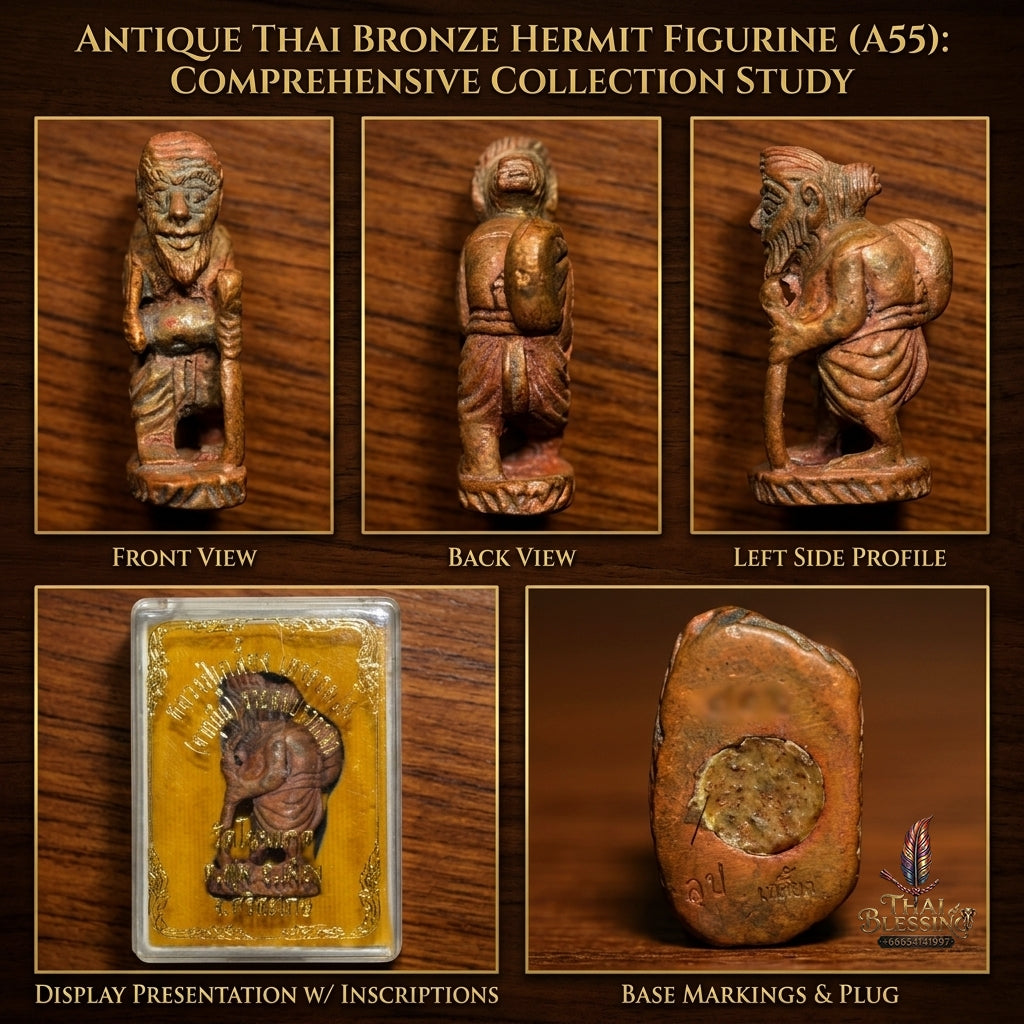 Sacred Chuchok Satta Lohat Amulet "Ayu Yuen Edition" by Luang Pu Gliang Wat Non Kaed 2010 for Ultimate Wealth Attraction and Business Success