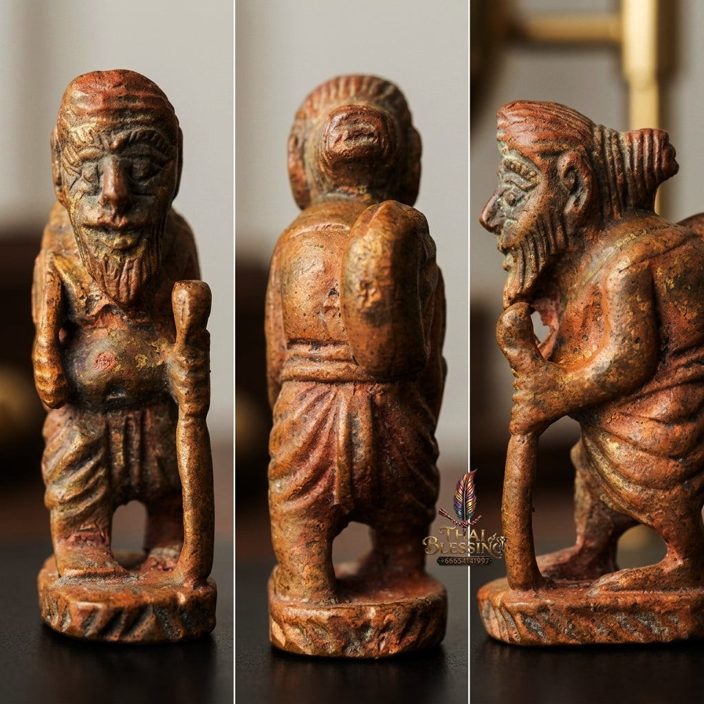 Sacred Chuchok Satta Lohat Amulet "Ayu Yuen Edition" by Luang Pu Gliang Wat Non Kaed 2010 for Ultimate Wealth Attraction and Business Success
