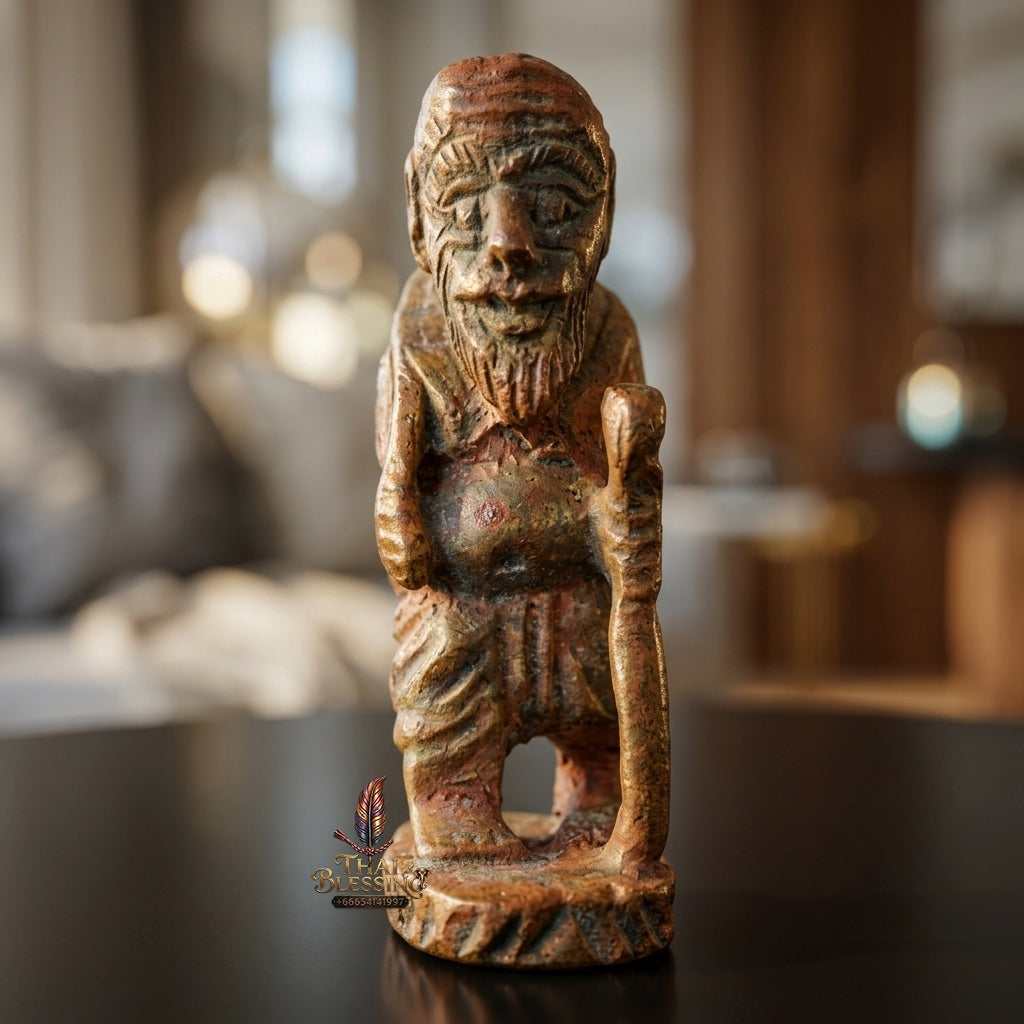 Sacred Chuchok Satta Lohat Amulet "Ayu Yuen Edition" by Luang Pu Gliang Wat Non Kaed 2010 for Ultimate Wealth Attraction and Business Success
