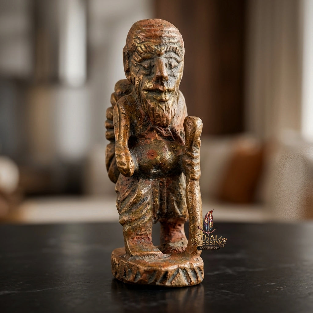 Sacred Chuchok Satta Lohat Amulet "Ayu Yuen Edition" by Luang Pu Gliang Wat Non Kaed 2010 for Ultimate Wealth Attraction and Business Success