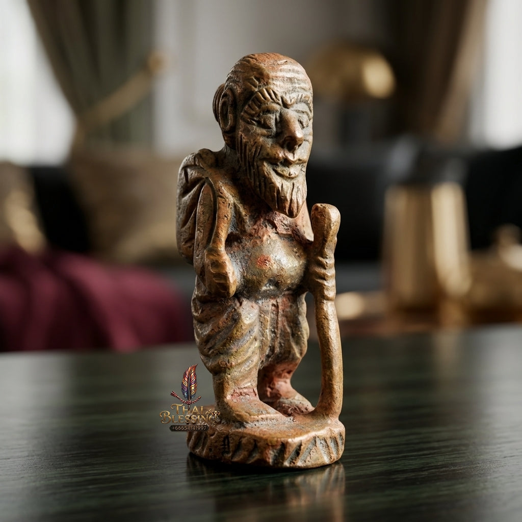 Sacred Chuchok Satta Lohat Amulet "Ayu Yuen Edition" by Luang Pu Gliang Wat Non Kaed 2010 for Ultimate Wealth Attraction and Business Success