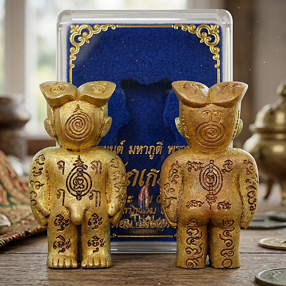 Sacred "Hun Phayon Ai Nen Kaeo" Supreme Black Magic Defense, Karmic Shielding, and Powerful Lucky Fortune