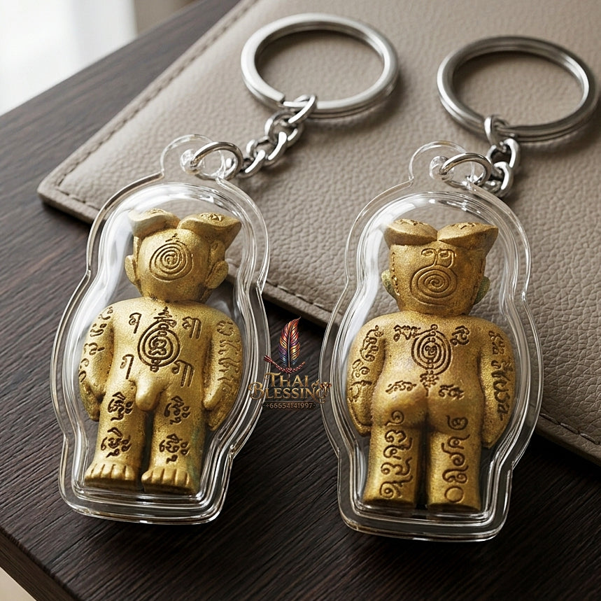 Sacred "Hun Phayon Ai Nen Kaeo" Supreme Black Magic Defense, Karmic Shielding, and Powerful Lucky Fortune