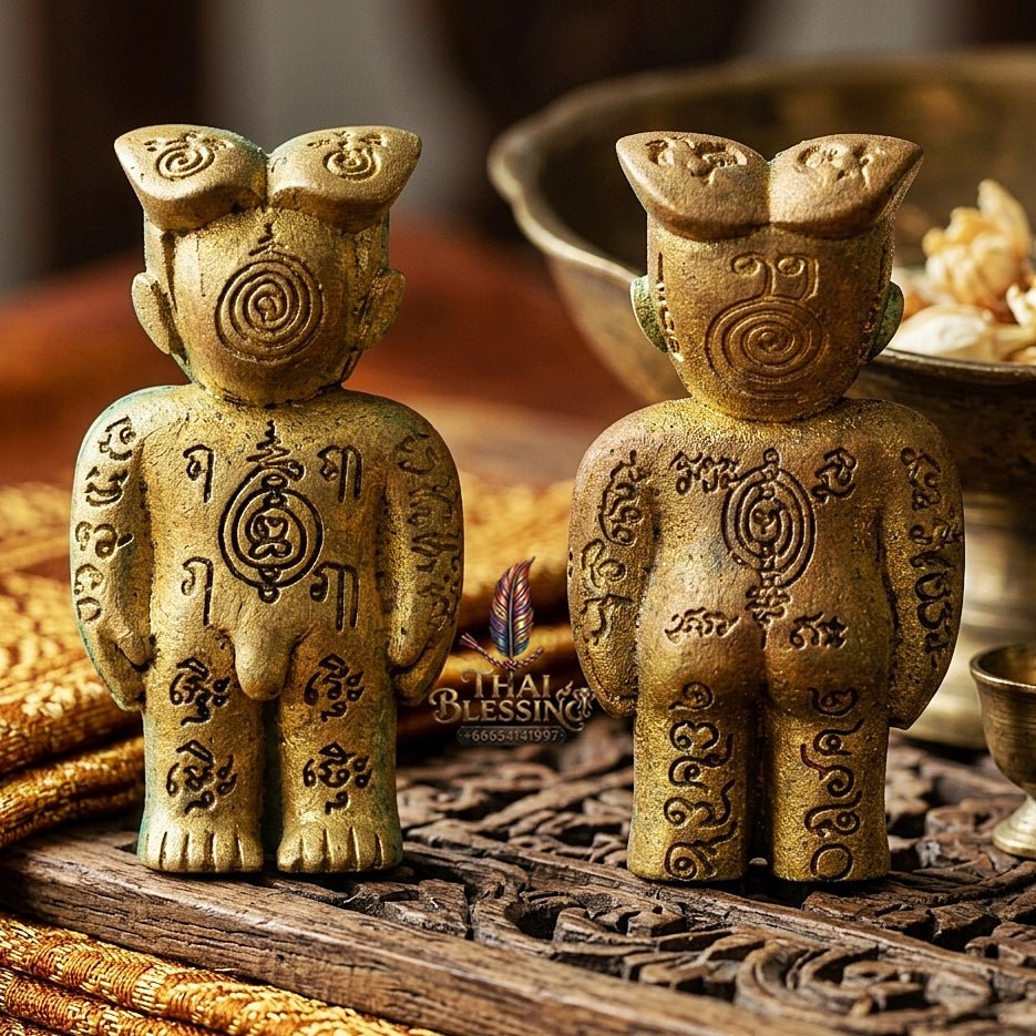 Sacred "Hun Phayon Ai Nen Kaeo" Supreme Black Magic Defense, Karmic Shielding, and Powerful Lucky Fortune