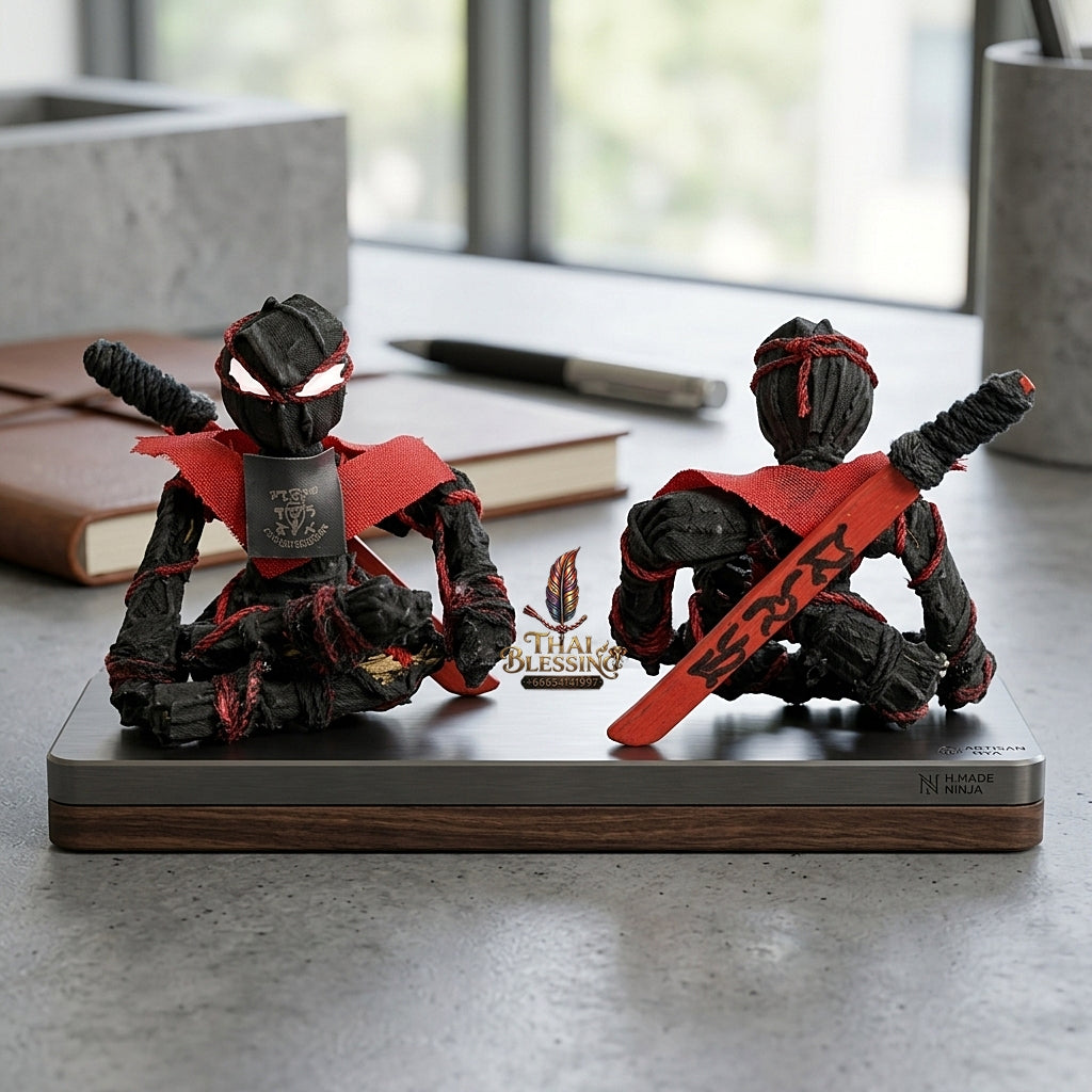 Sacred "Hun Phayon Kambang Kai" (Camouflaged Protection Guardian Effigy - Small Edition) Supreme Invisibility, Asset Security, Evil Spirit Repulsion, and Invulnerability
