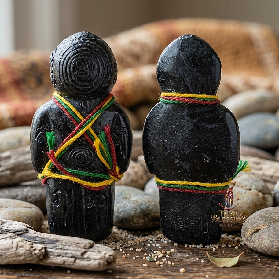 Sacred "Hun Phayon Nuea Phong Maha Phut" (Great Ghost-Powder Guardian Effigy) Elite Spiritual Protection, Financial Abundance, and Unstoppable Guarding Power