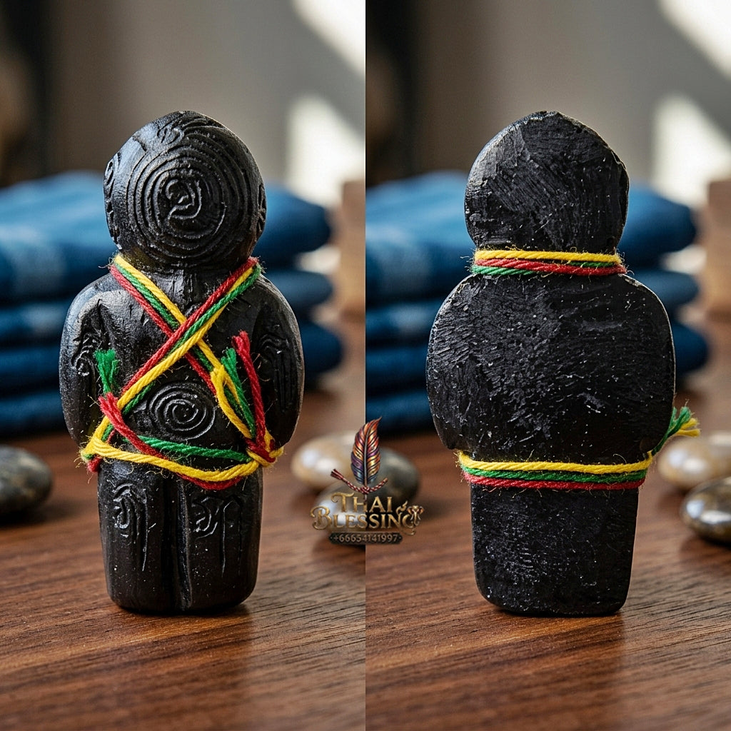 Sacred "Hun Phayon Nuea Phong Maha Phut" (Great Ghost-Powder Guardian Effigy) Elite Spiritual Protection, Financial Abundance, and Unstoppable Guarding Power
