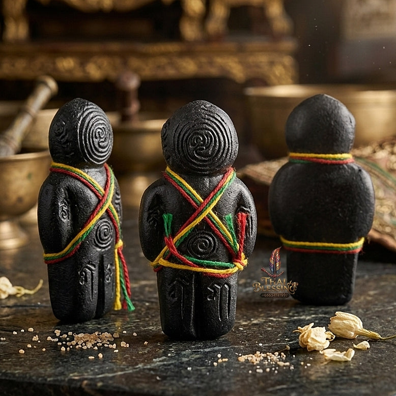 Sacred "Hun Phayon Nuea Phong Maha Phut" (Great Ghost-Powder Guardian Effigy) Elite Spiritual Protection, Financial Abundance, and Unstoppable Guarding Power
