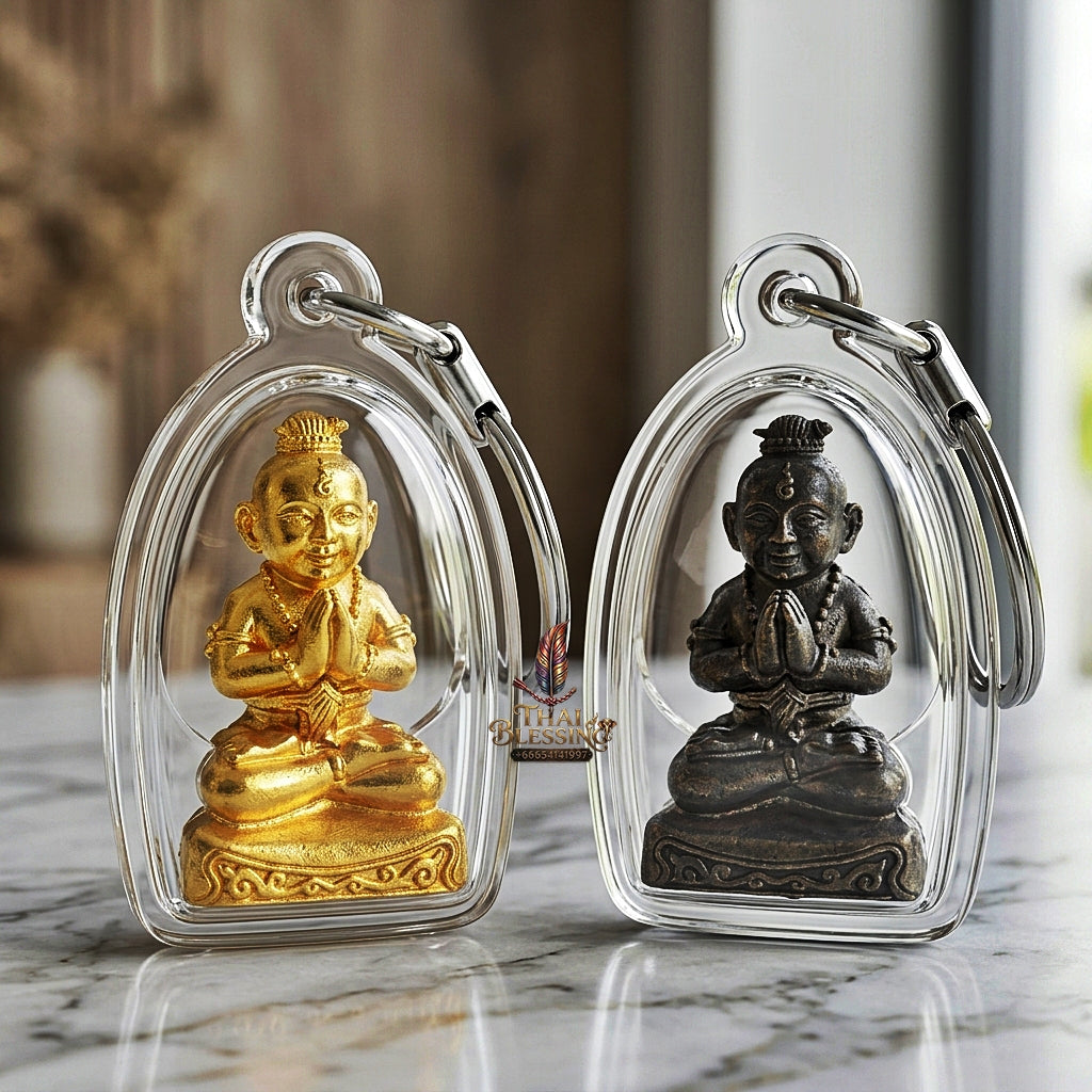 Sacred "Kuman Phrai Sitthichok" (Fortune-Granting Phrai Kuman) for Supreme Wealth Generation, Thriving Trade, and Never-Ending Abundance