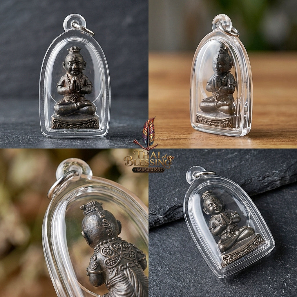 Sacred "Kuman Phrai Sitthichok" (Fortune-Granting Phrai Kuman) for Supreme Wealth Generation, Thriving Trade, and Never-Ending Abundance