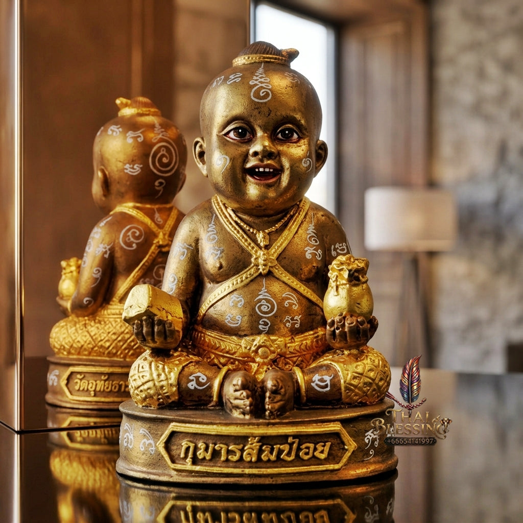 Sacred "Kuman Sompoi" (Worship Size Wish-Fulfillment Edition) Supreme Wealth Generation, House Blessing, and Guaranteed Success