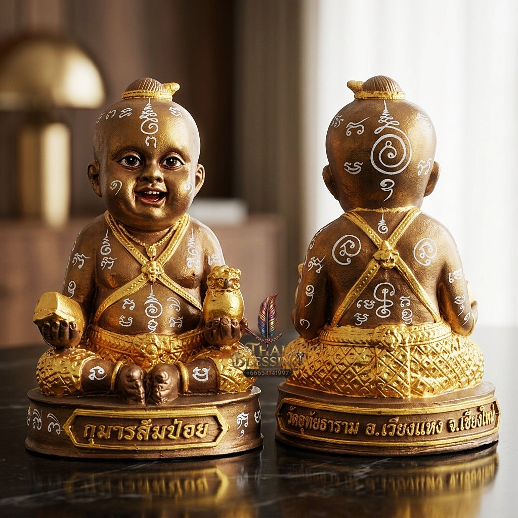 Sacred "Kuman Sompoi" (Worship Size Wish-Fulfillment Edition) Supreme Wealth Generation, House Blessing, and Guaranteed Success