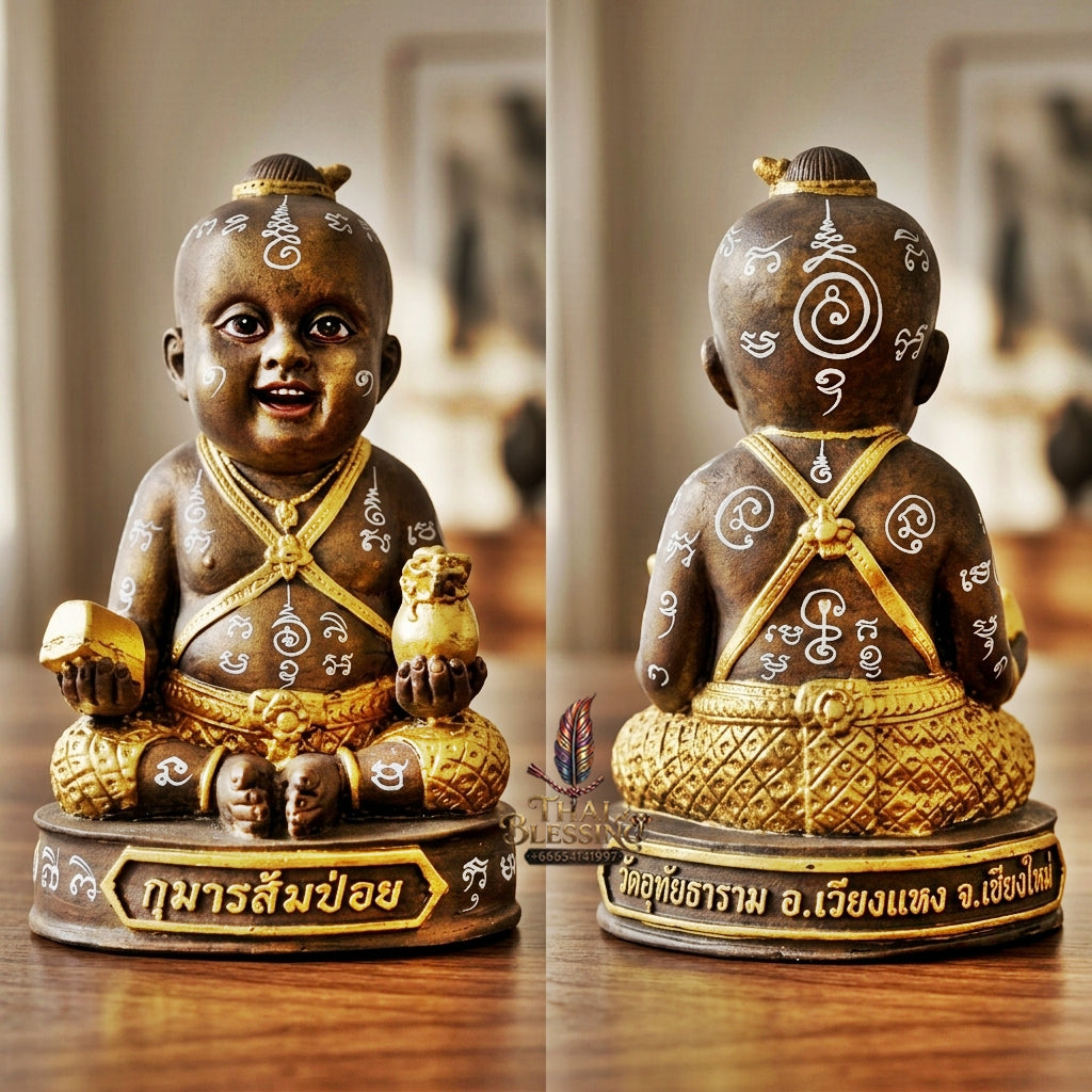 Sacred "Kuman Sompoi" (Worship Size Wish-Fulfillment Edition) Supreme Wealth Generation, House Blessing, and Guaranteed Success