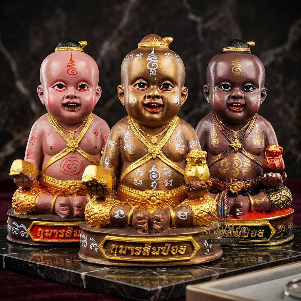 Sacred "Kuman Sompoi" (Worship Size Wish-Fulfillment Edition) Supreme Wealth Generation, House Blessing, and Guaranteed Success
