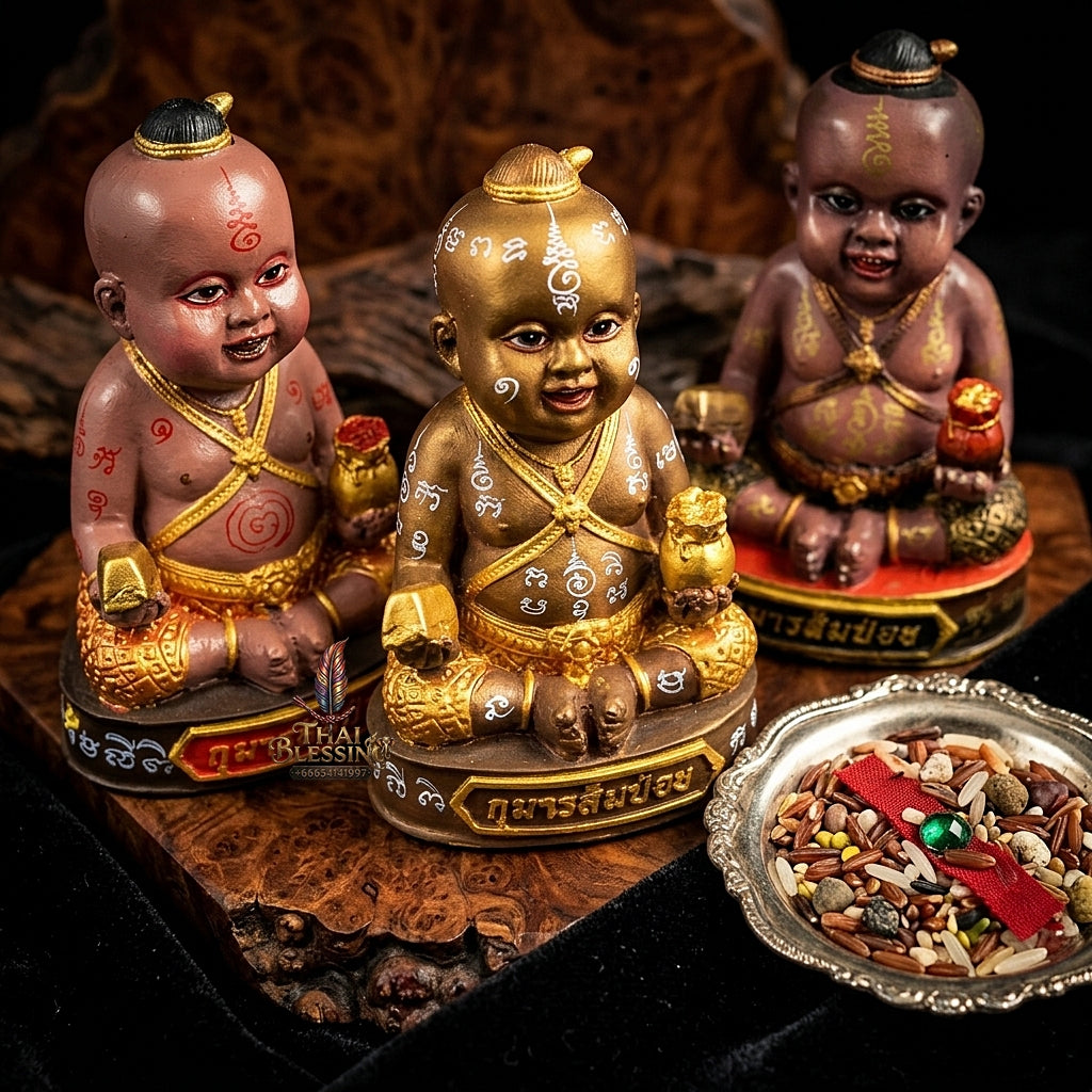 Sacred "Kuman Sompoi" (Worship Size Wish-Fulfillment Edition) Supreme Wealth Generation, House Blessing, and Guaranteed Success