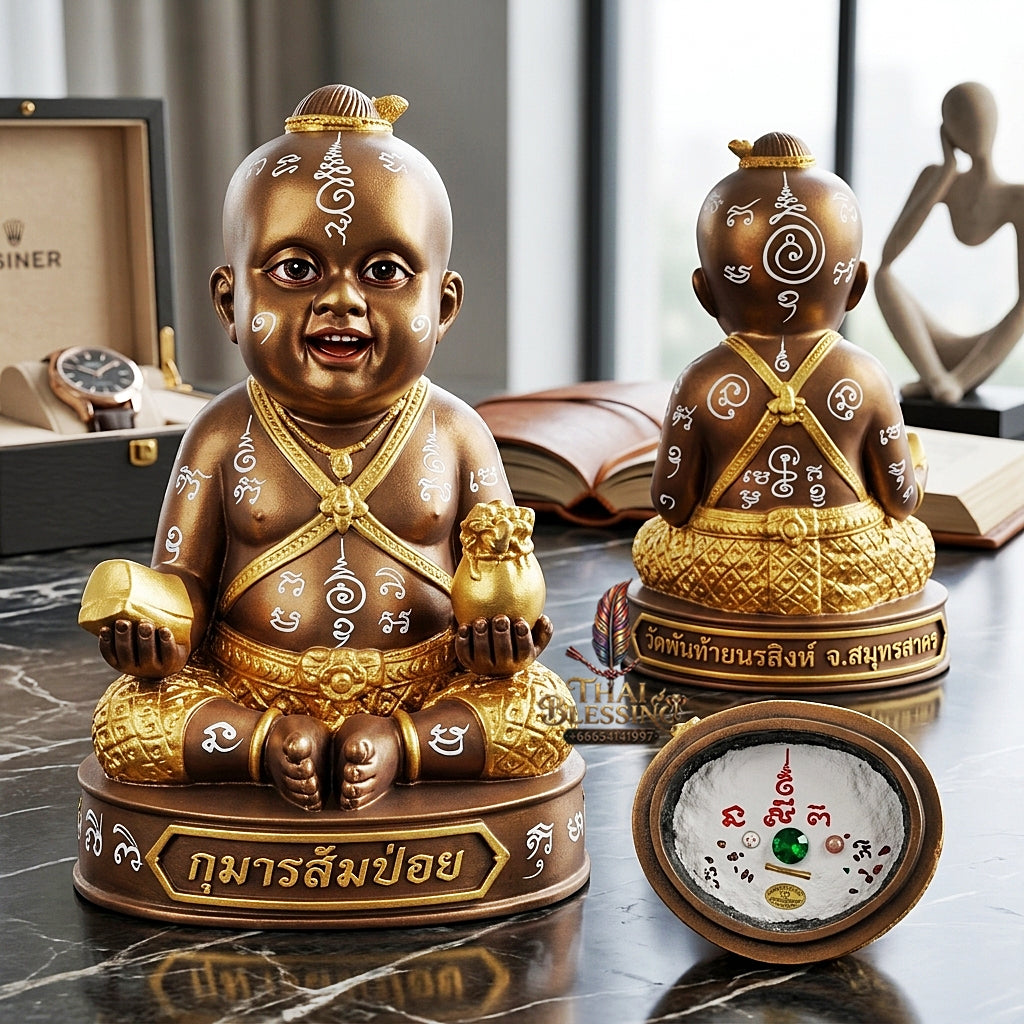 Sacred "Kuman Sompoi" (Worship Size Wish-Fulfillment Edition) Supreme Wealth Generation, House Blessing, and Guaranteed Success