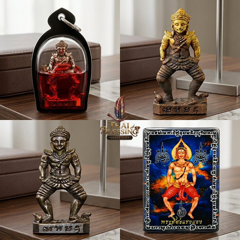 Sacred "Locket Phra Si Sa Laeng Ngaeng" (Divine Khmer Spirit Entity) by Luang Ta Ruam, Wat Khok Samran 2026 for Extreme Seduction, Influence, and Material Prosperity