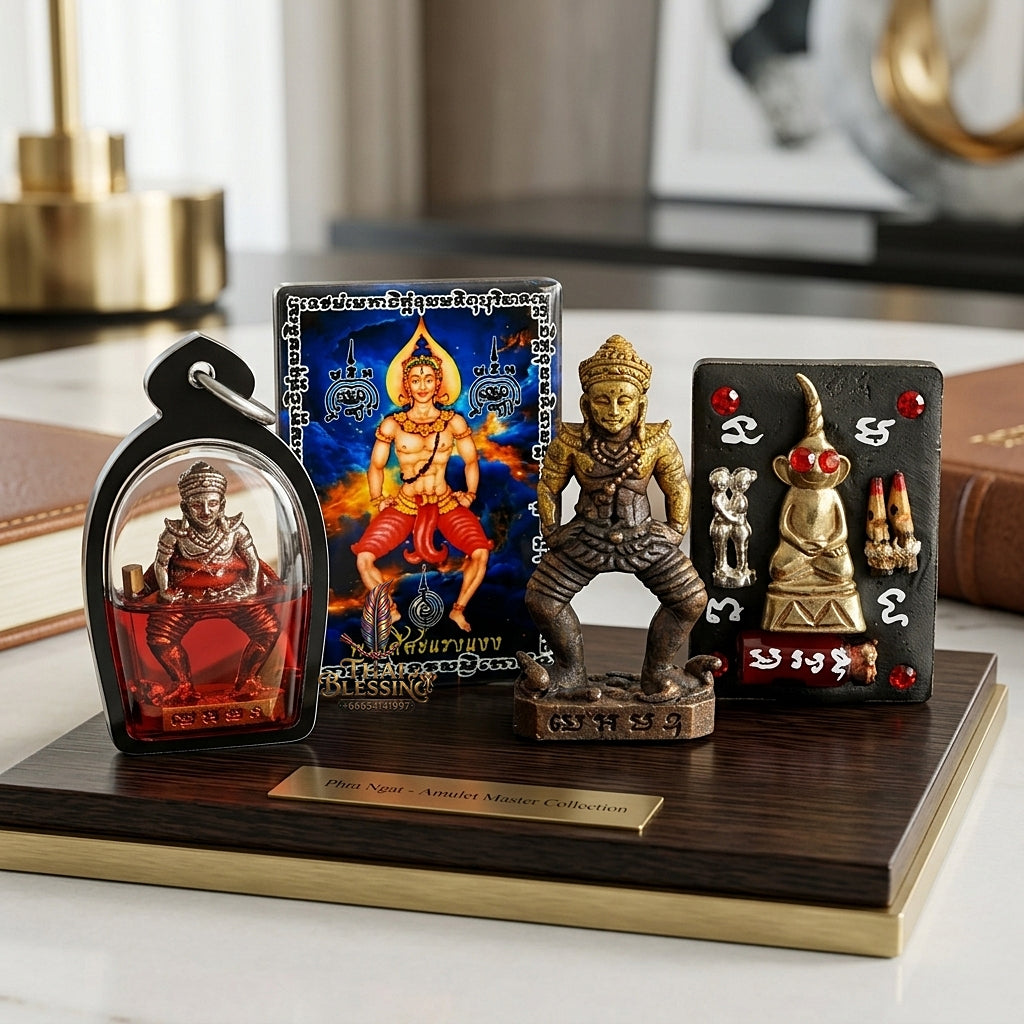Sacred "Locket Phra Si Sa Laeng Ngaeng" (Divine Khmer Spirit Entity) by Luang Ta Ruam, Wat Khok Samran 2026 for Extreme Seduction, Influence, and Material Prosperity