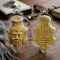 Sacred Mixed Holy Herb "Gon Khrok" Special Edition Ruesi Hermit Grandfather Crown Amulet by Kruba Nnong Wat Uthai Tharam 2026 for Supreme Wisdom, Extreme Wealth Magnetism, and All-Encompassing Charm