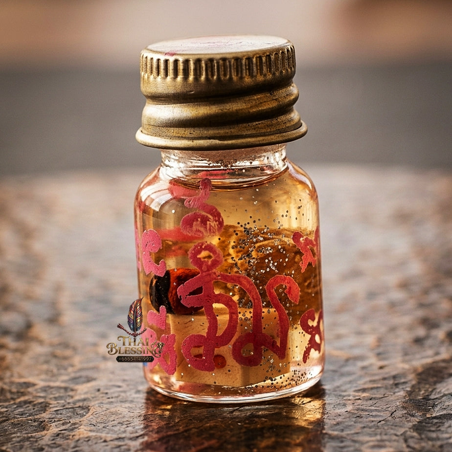 Sacred "Nam Man Chaomue Long" (Bookmaker-Blind & Extreme Luck Oil) for Supreme Gambling Luck, Risk Mastery, and Irresistible Seduction