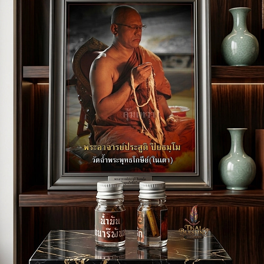 Sacred "Nam Man Jed Naree Phan Lak" (Seven Damsels Bound to the Pillar) - "Mongkut Nang" (Queen's Crown)  for Ultimate Metta, Magnetic Seduction, and Infinite Abundance