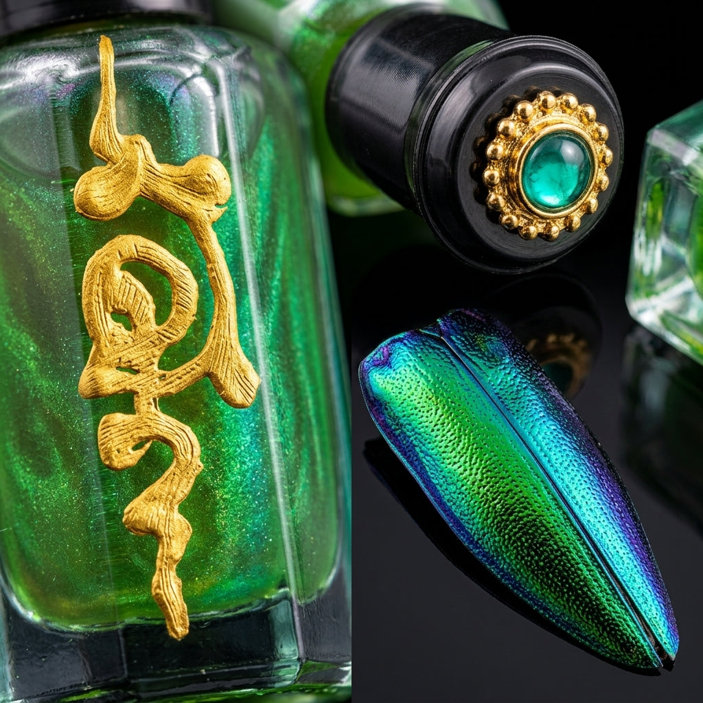 Sacred "Nam Man Malaeng Thap Maha Saneh" (Jewel Beetle Great Attraction Oil)  Supreme Seduction, Magnetic Magnetism, and Irresistible Personal Charm