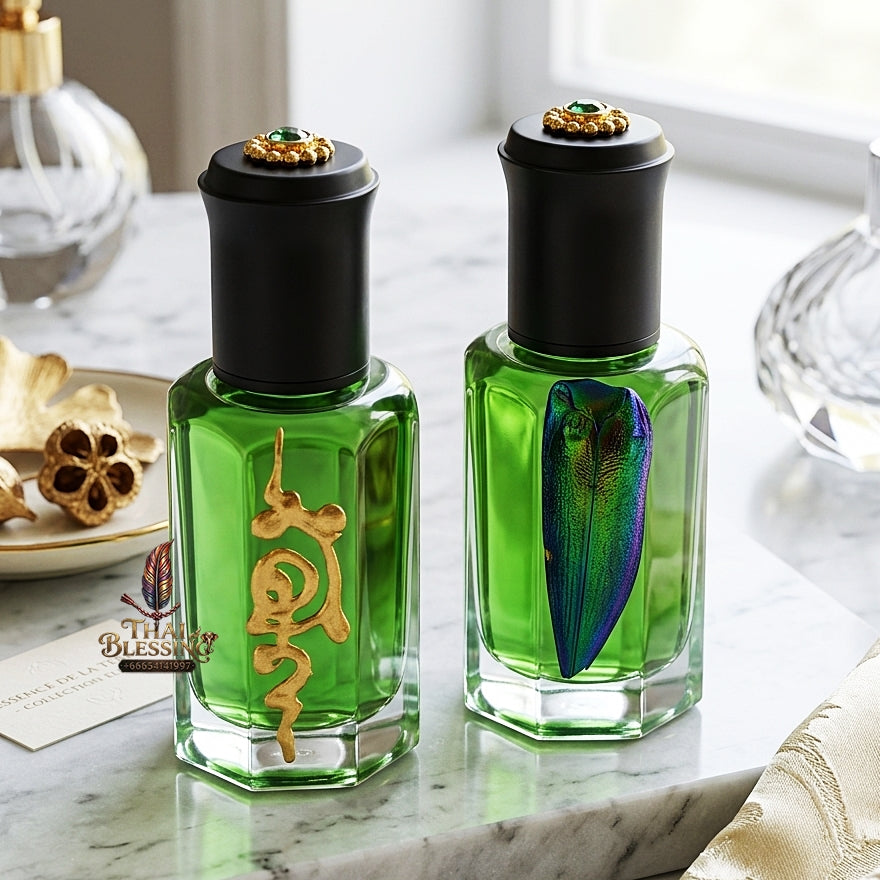 Sacred "Nam Man Malaeng Thap Maha Saneh" (Jewel Beetle Great Attraction Oil)  Supreme Seduction, Magnetic Magnetism, and Irresistible Personal Charm