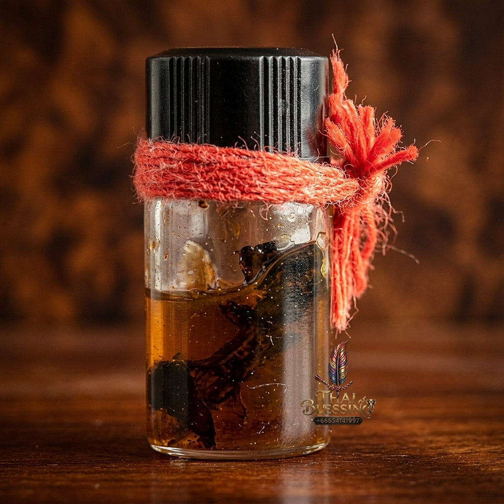 Sacred "Nam Man Phueng Luang" (Giant Honeybee Oil & Wealth Elixir) Supreme Abundance, Magnetic Seduction, and Absolute Protection