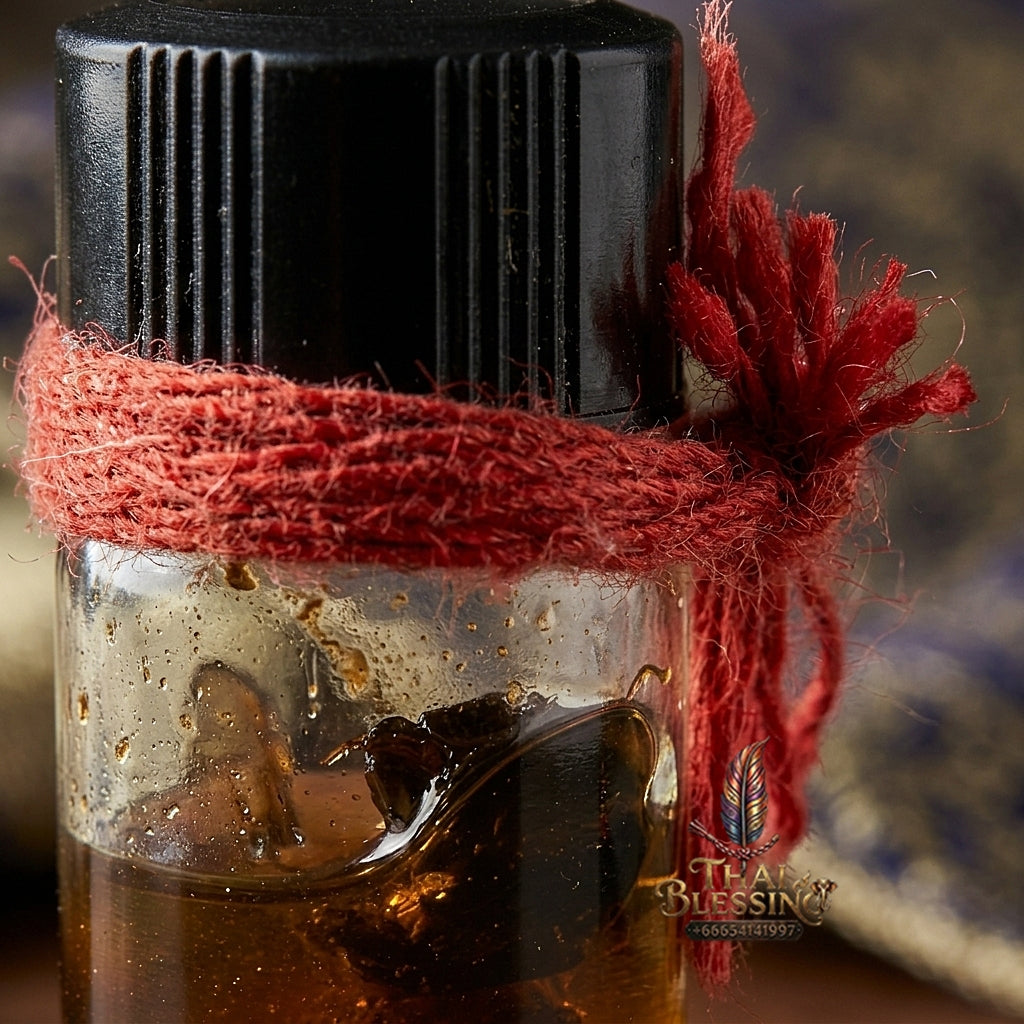 Sacred "Nam Man Phueng Luang" (Giant Honeybee Oil & Wealth Elixir) Supreme Abundance, Magnetic Seduction, and Absolute Protection