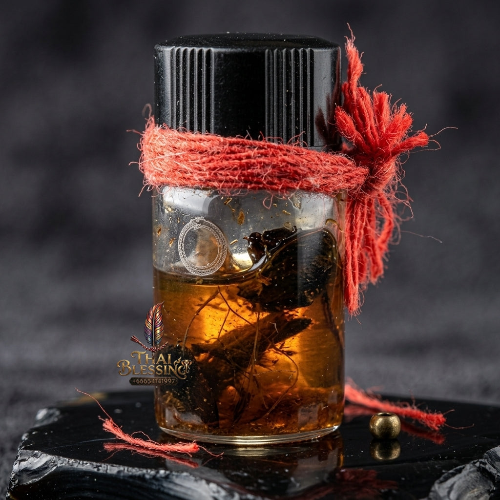 Sacred "Nam Man Phueng Luang" (Giant Honeybee Oil & Wealth Elixir) Supreme Abundance, Magnetic Seduction, and Absolute Protection