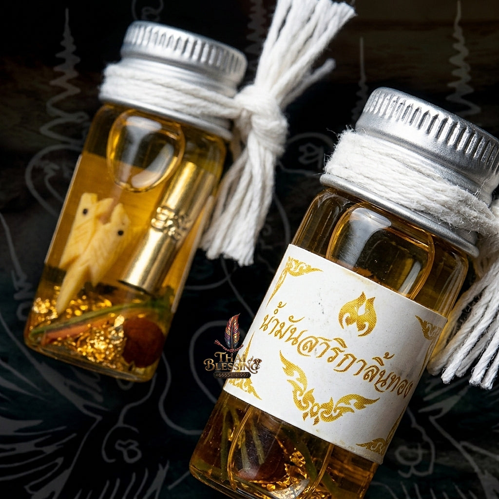 Sacred "Nam Man Salika Long Rang" (Salika Bird Lost in the Nest Attraction Oil) Supreme Persuasion, Romantic Seduction, and Unstoppable Trade Charm