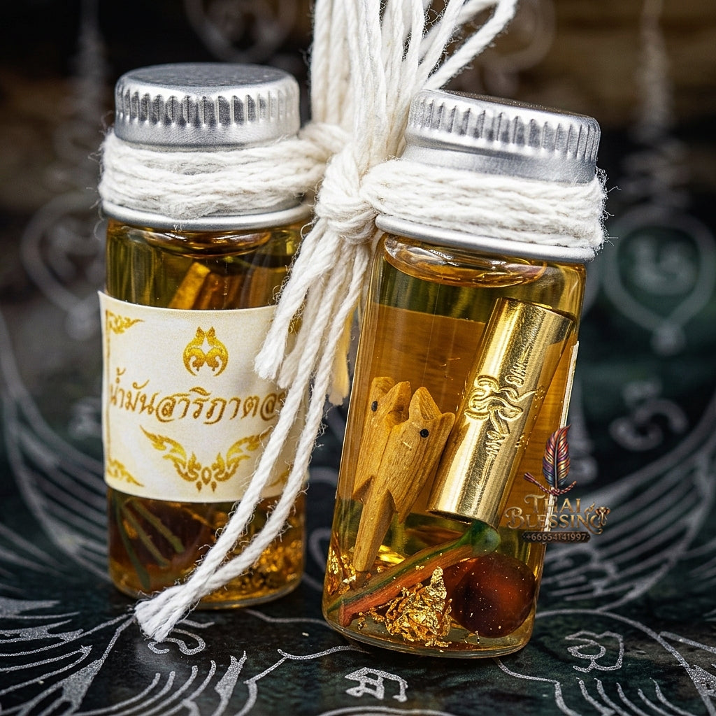 Sacred "Nam Man Salika Long Rang" (Salika Bird Lost in the Nest Attraction Oil) Supreme Persuasion, Romantic Seduction, and Unstoppable Trade Charm
