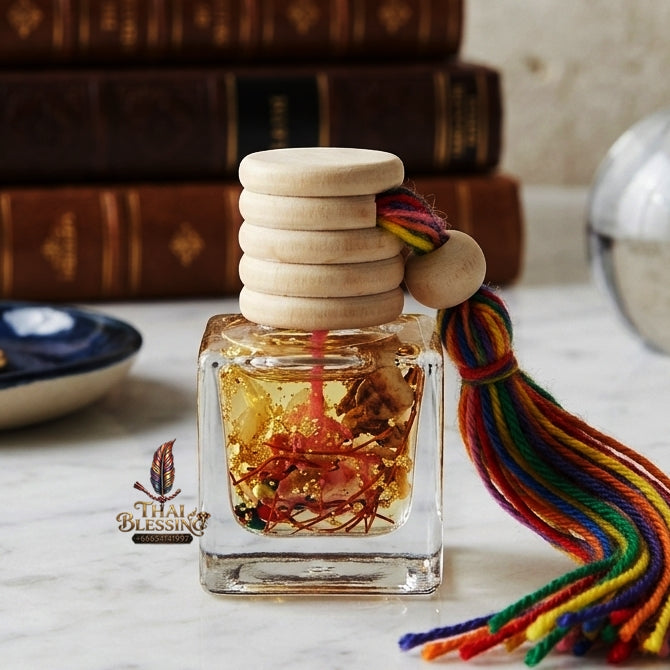 Sacred "Nam Man Saneh Apsara" (Apsara Enchantment Oil) "Sap Saneha" Edition by Luang Por Pian, Wat Chaniang Wararam 2023 for Celestial Charm, Seductive Grace, and Wealth Magnetism