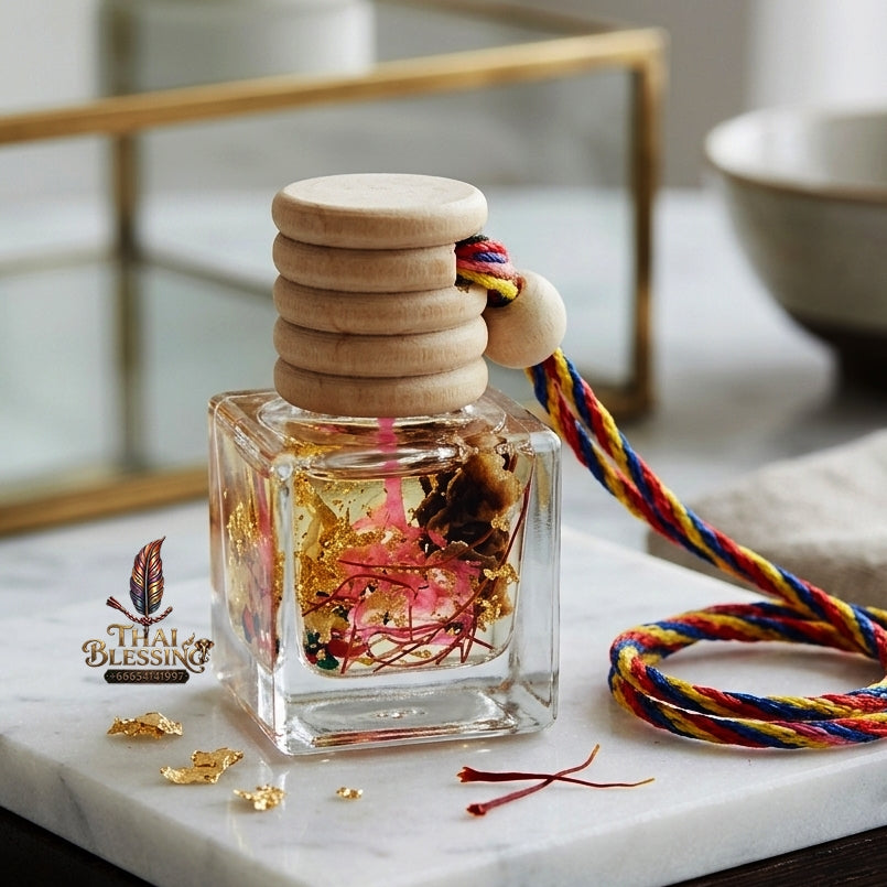 Sacred "Nam Man Saneh Apsara" (Apsara Enchantment Oil) "Sap Saneha" Edition by Luang Por Pian, Wat Chaniang Wararam 2023 for Celestial Charm, Seductive Grace, and Wealth Magnetism