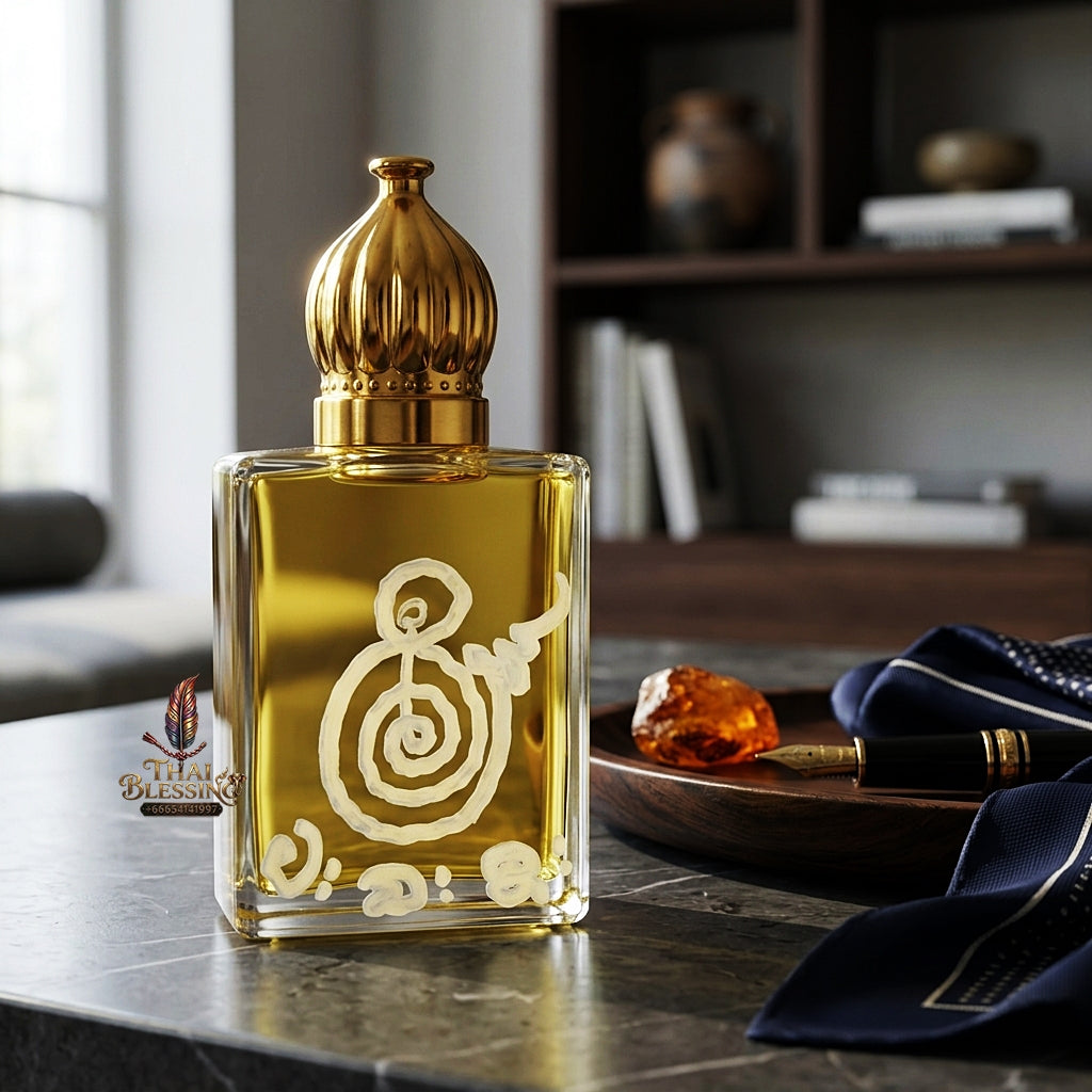 Sacred "Nam Man Suea Sep Chang" (Tiger Mating with Elephant) Master-Level Esoteric Oil by Kru Oh Chaosua Phi, Mon Saneh Naka 2024 for Extreme Lower-Line Attraction, Wild Enthrallment, and Irresistible Desire
