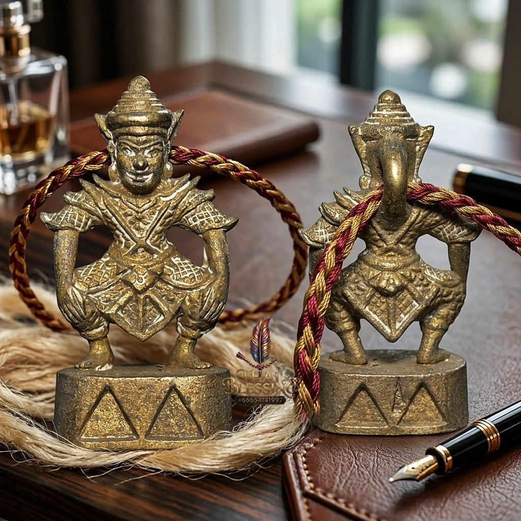 Sacred "Phra Si Salaeng Haeng" (Chonuan Metal Edition) by Ajarn Ong-at Si Ngam, 2026 for High-Level Seduction, Spiritual Protection, and Intuitive Warning