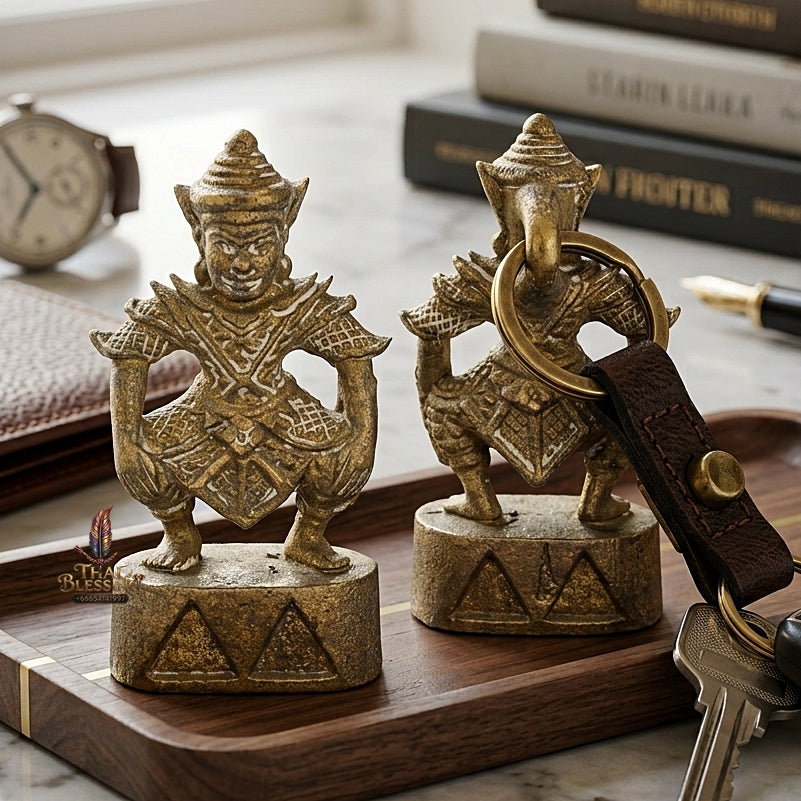 Sacred "Phra Si Salaeng Haeng" (Chonuan Metal Edition) by Ajarn Ong-at Si Ngam, 2026 for High-Level Seduction, Spiritual Protection, and Intuitive Warning