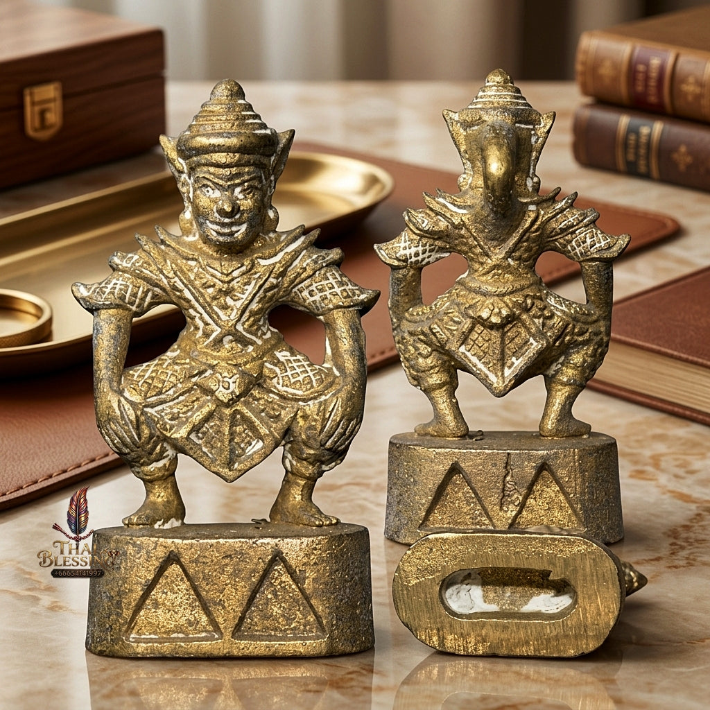 Sacred "Phra Si Salaeng Haeng" (Chonuan Metal Edition) by Ajarn Ong-at Si Ngam, 2026 for High-Level Seduction, Spiritual Protection, and Intuitive Warning
