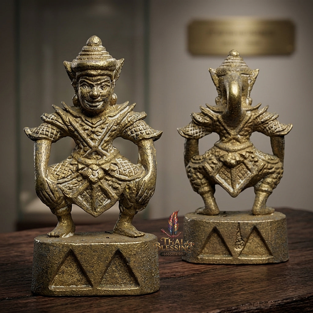 Sacred "Phra Si Salaeng Haeng" (Chonuan Metal Edition) by Ajarn Ong-at Si Ngam, 2026 for High-Level Seduction, Spiritual Protection, and Intuitive Warning