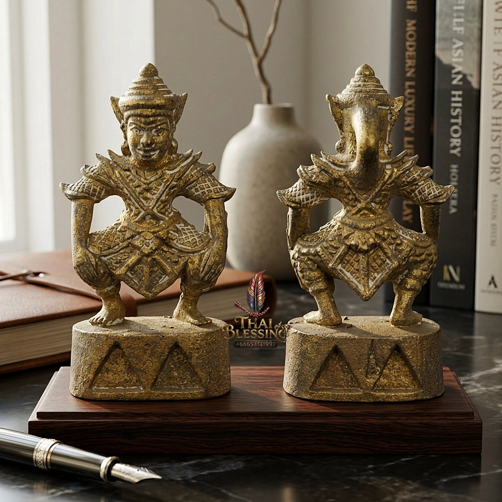 Sacred "Phra Si Salaeng Haeng" (Chonuan Metal Edition) by Ajarn Ong-at Si Ngam, 2026 for High-Level Seduction, Spiritual Protection, and Intuitive Warning