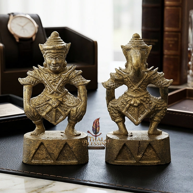 Sacred "Phra Si Salaeng Haeng" (Chonuan Metal Edition) by Ajarn Ong-at Si Ngam, 2026 for High-Level Seduction, Spiritual Protection, and Intuitive Warning